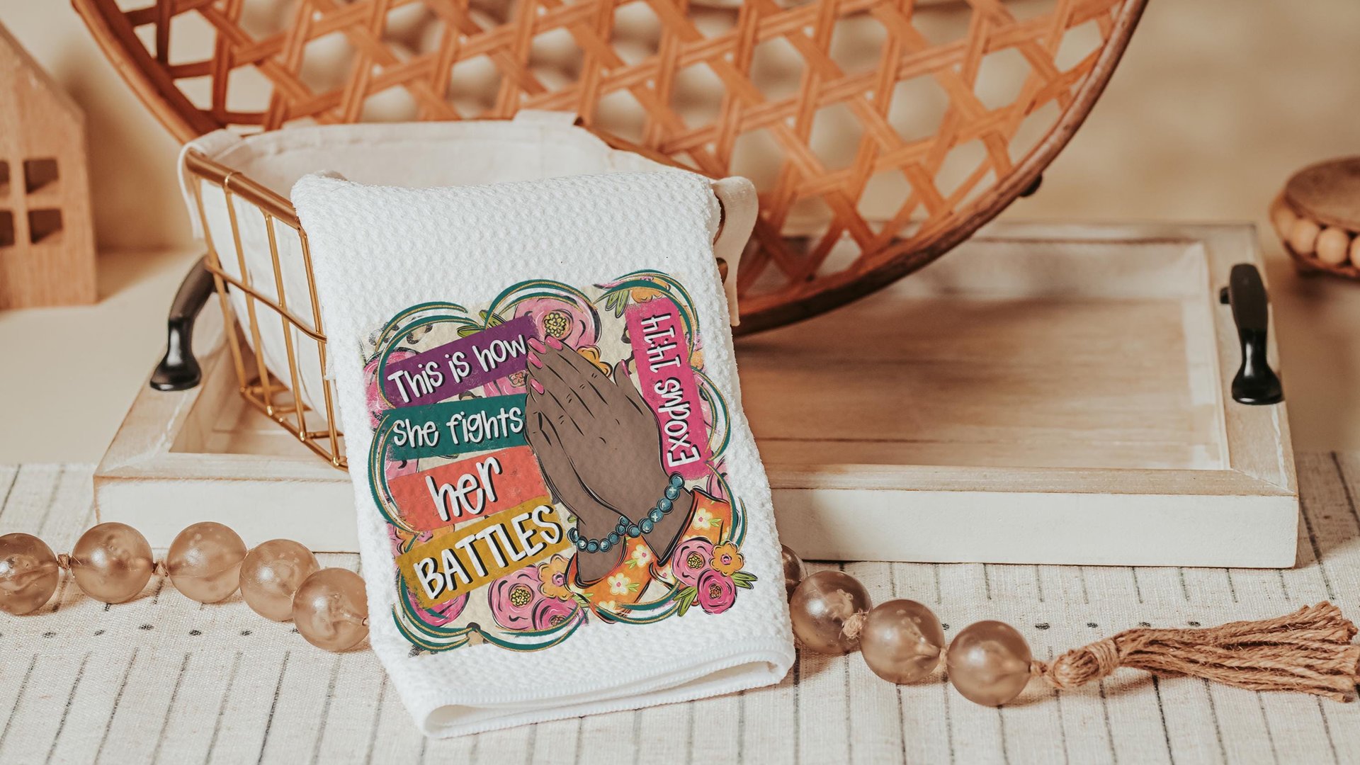 this is how I fight my battles faith based throw pillows for couch floral Christian gifts for best friends, Exodus 14:14 Bible verse accent