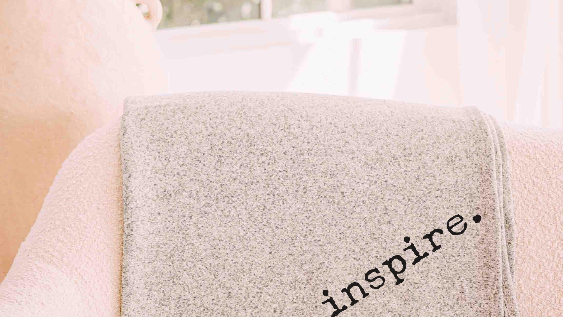 custom word of the year purpose snuggle blanket 50x60 inches, cozy gifts for friend, mantra quote throw blankets for bed, motivational gifts