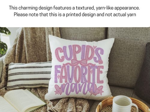 Personalized Cupid’s Favorite Valentine Throw Pillow, 18x18