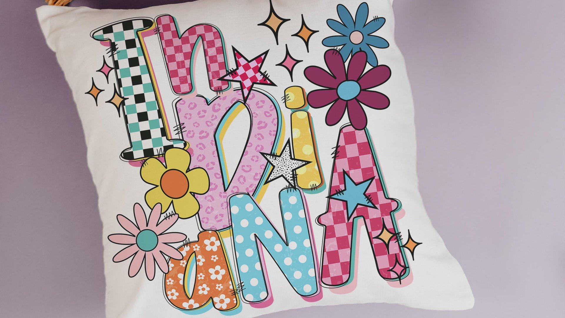 cute Indiana throw pillows for couch colorful accent pillows for dorm room, real estate agent gifts, realtor office decor, Indiana girl gift