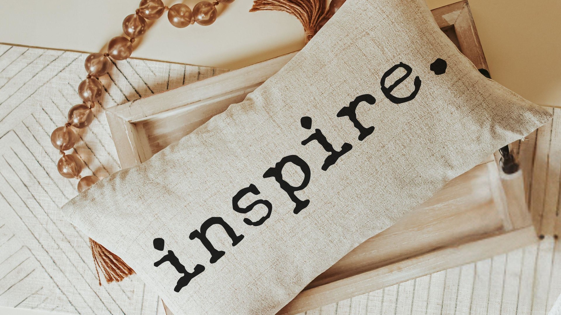 custom word of the year purpose lumbar throw pillows for couch, mantra quote decorative pillows for bed, motivational gifts for badass women