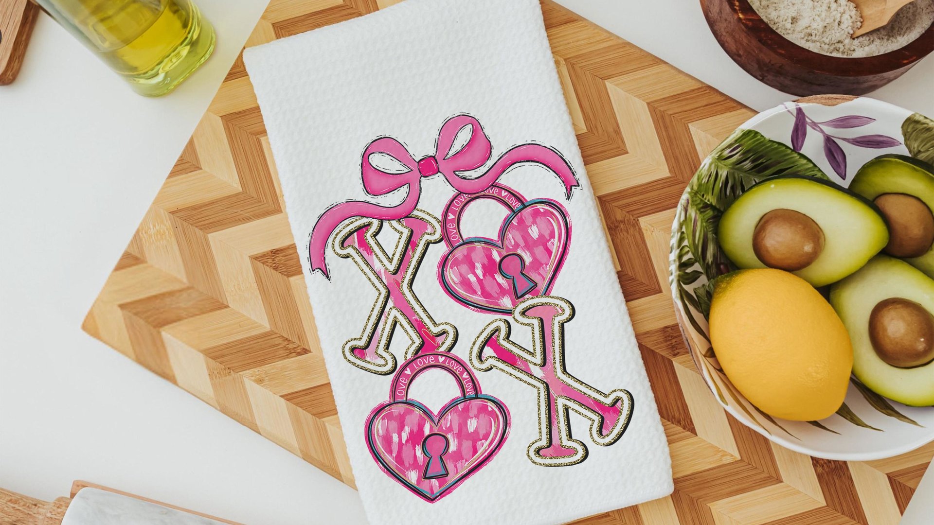 xoxo Valentines throw pillow covers 18x18, Valentines coquette kitchen towels for gifts, key to my heart decorative pillows for couch, V day