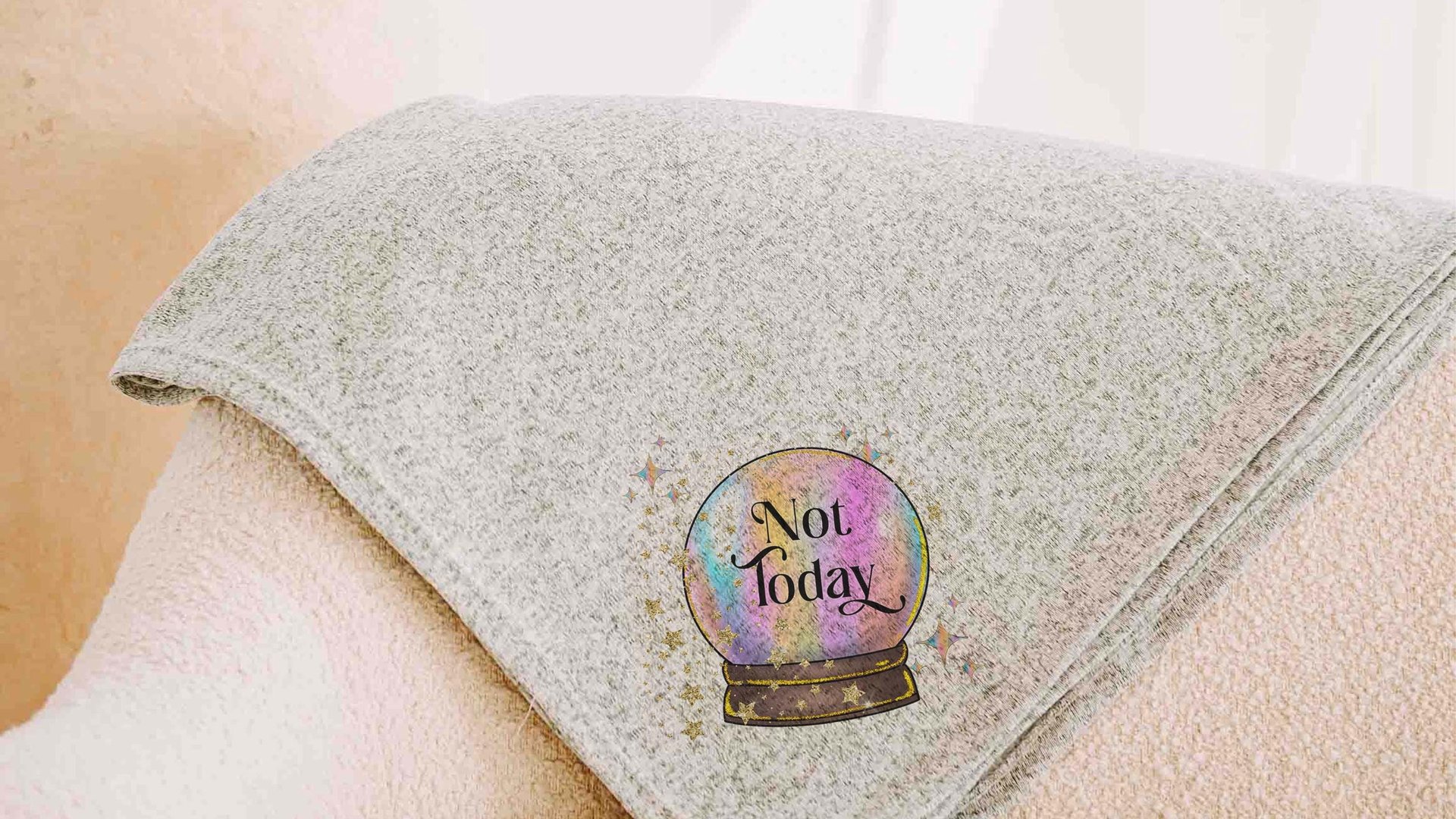 CUSTOM QUOTE BLANKET 50 x 60, cozy gifts for best friend, funny throw blanket for sofa, unique gifts for women who have everything, crystal