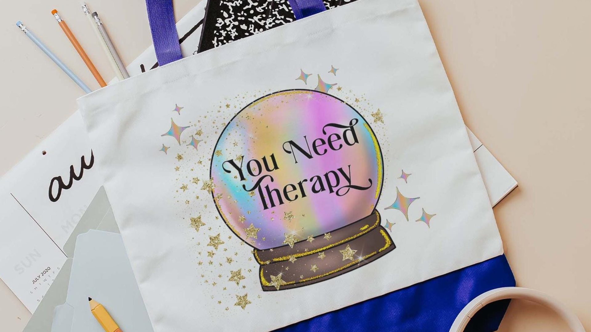 custom quote makeup bag for purse, crystal ball besties gift, nope funny wristlet for women, snarky gifts for friends, Easter basket stuffer