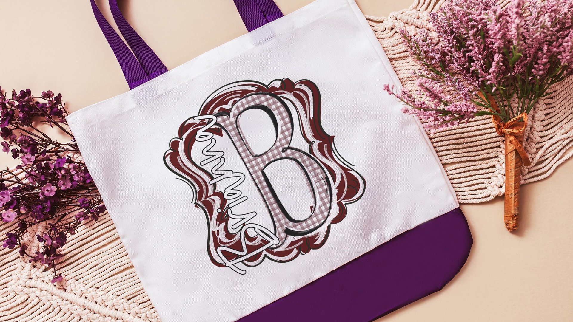 personalized initial tote bag for bridesmaids, carolina blue school spirit accessories, custom name tote bag for girls, best gifts for her