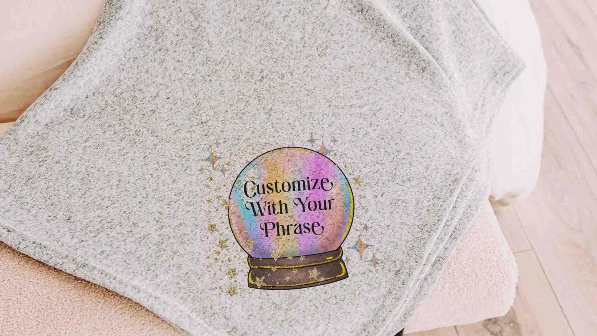 CUSTOM QUOTE BLANKET 50 x 60, cozy gifts for best friend, funny throw blanket for sofa, unique gifts for women who have everything, crystal