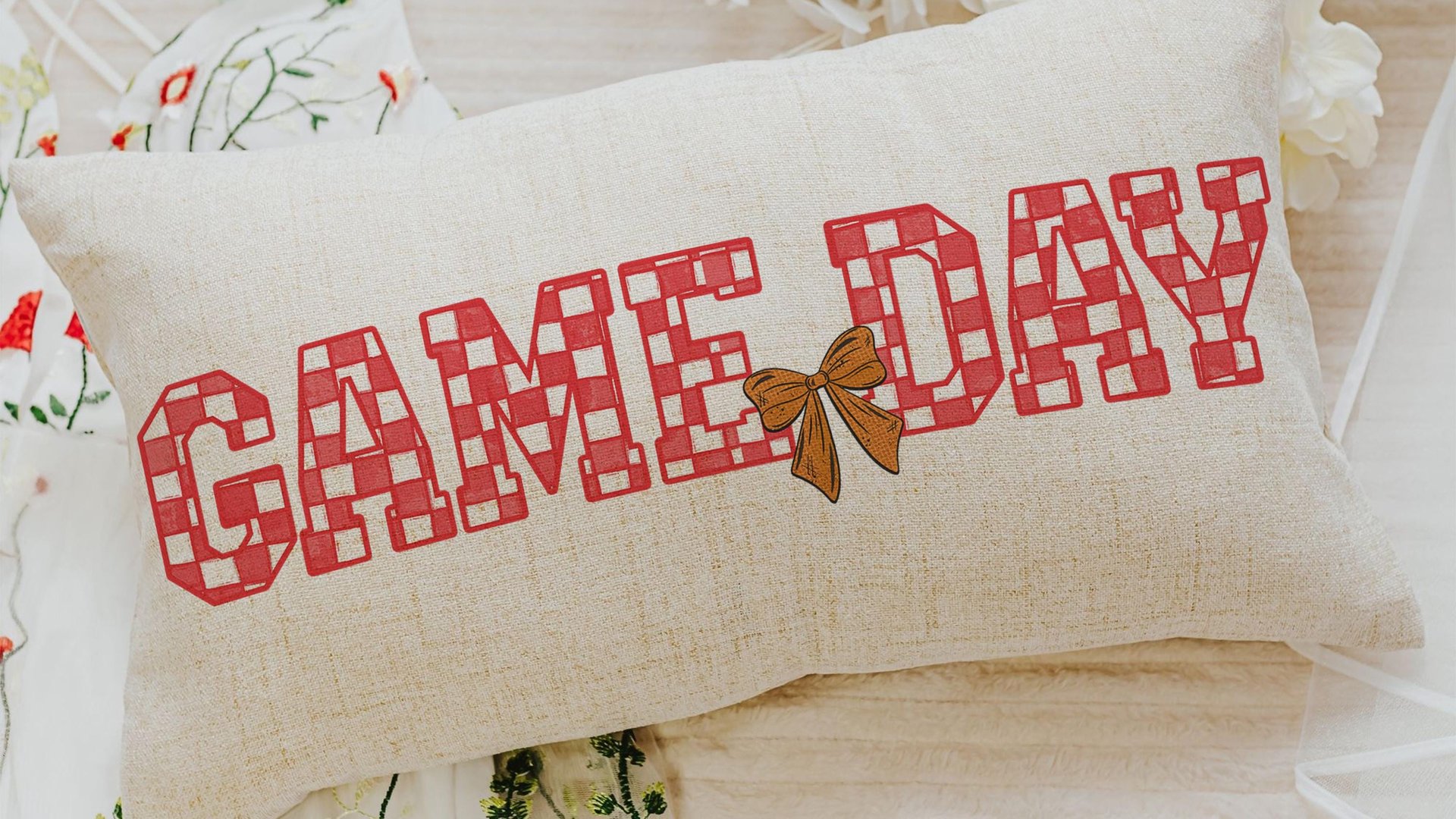 game day basketball throw pillows cute basketball gifts for girls basketball decor, carolina blue school spirit lumbar bed pillow for dorm