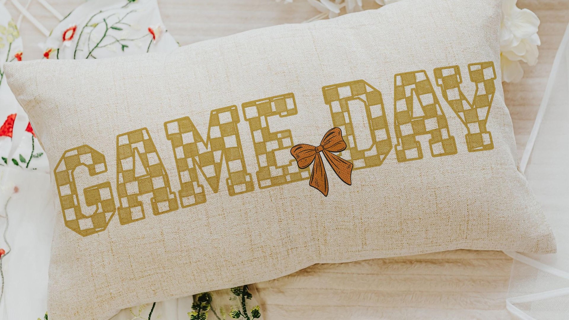 game day basketball throw pillows cute basketball gifts for girls basketball decor, carolina blue school spirit lumbar bed pillow for dorm