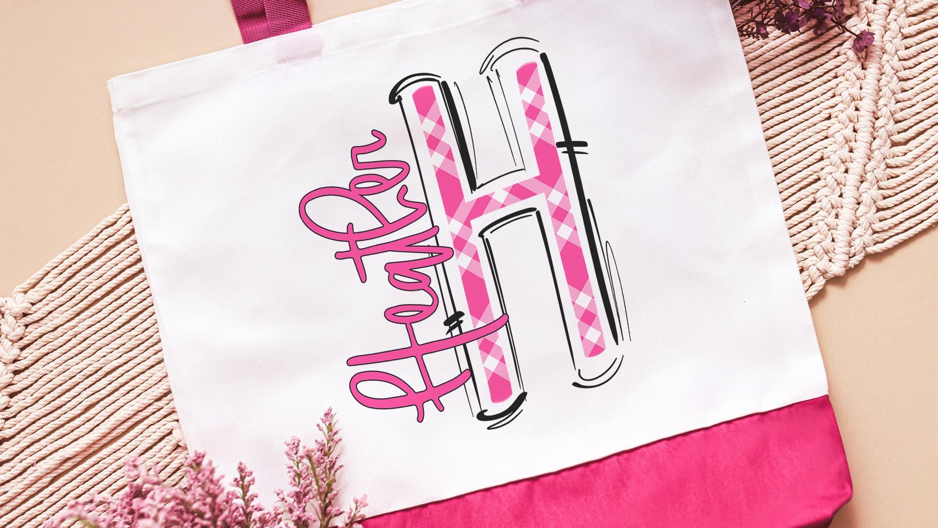 personalized initial tote bag with name, cheer team gifts beach bag for girls trip, carolina blue game day tote bag for school, best gifts