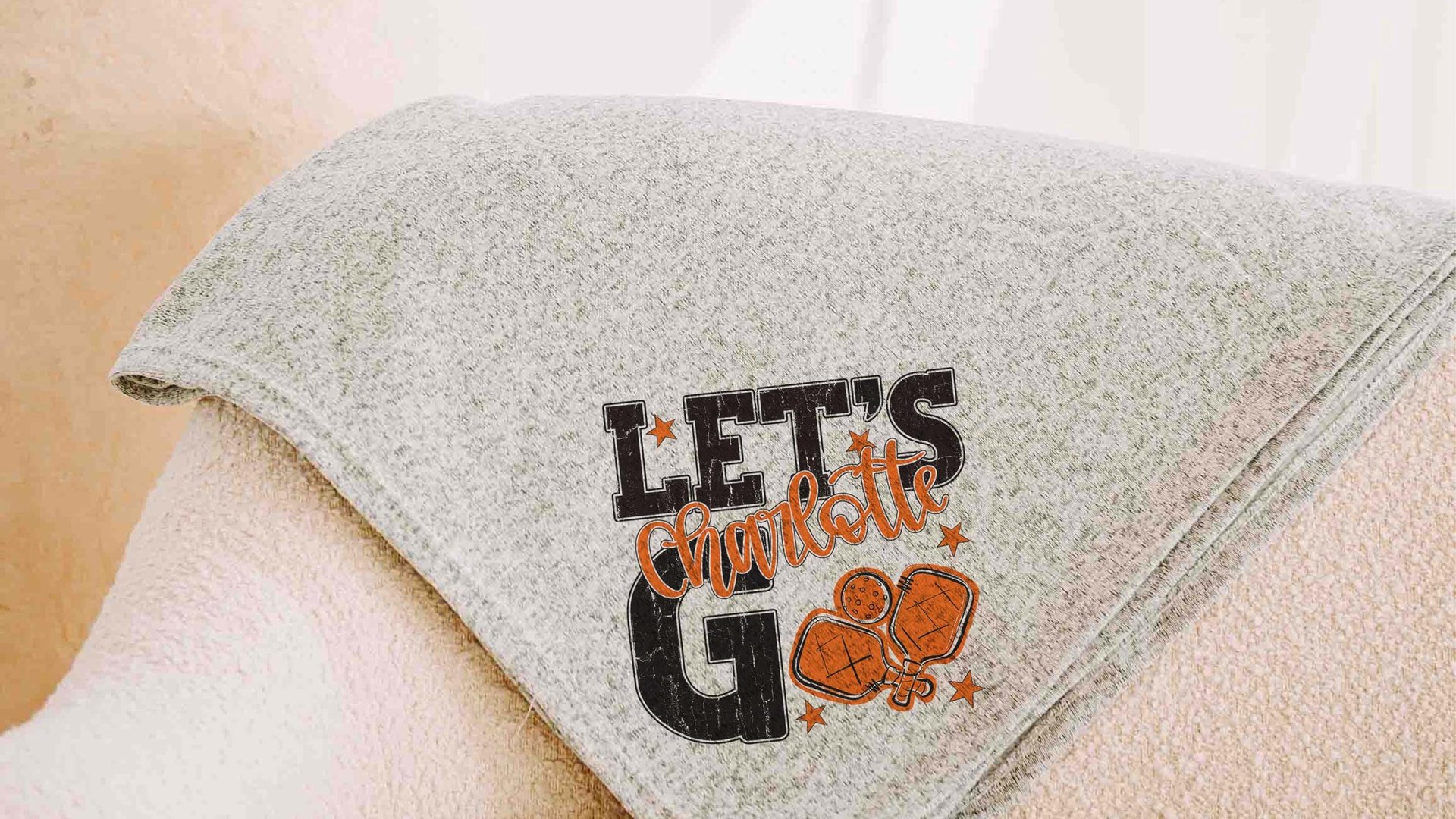 personalized pickleball blanket with name, cute pickleball gifts for women, pickleball tournament gifts, carolina blue throw blanket 50 x 60