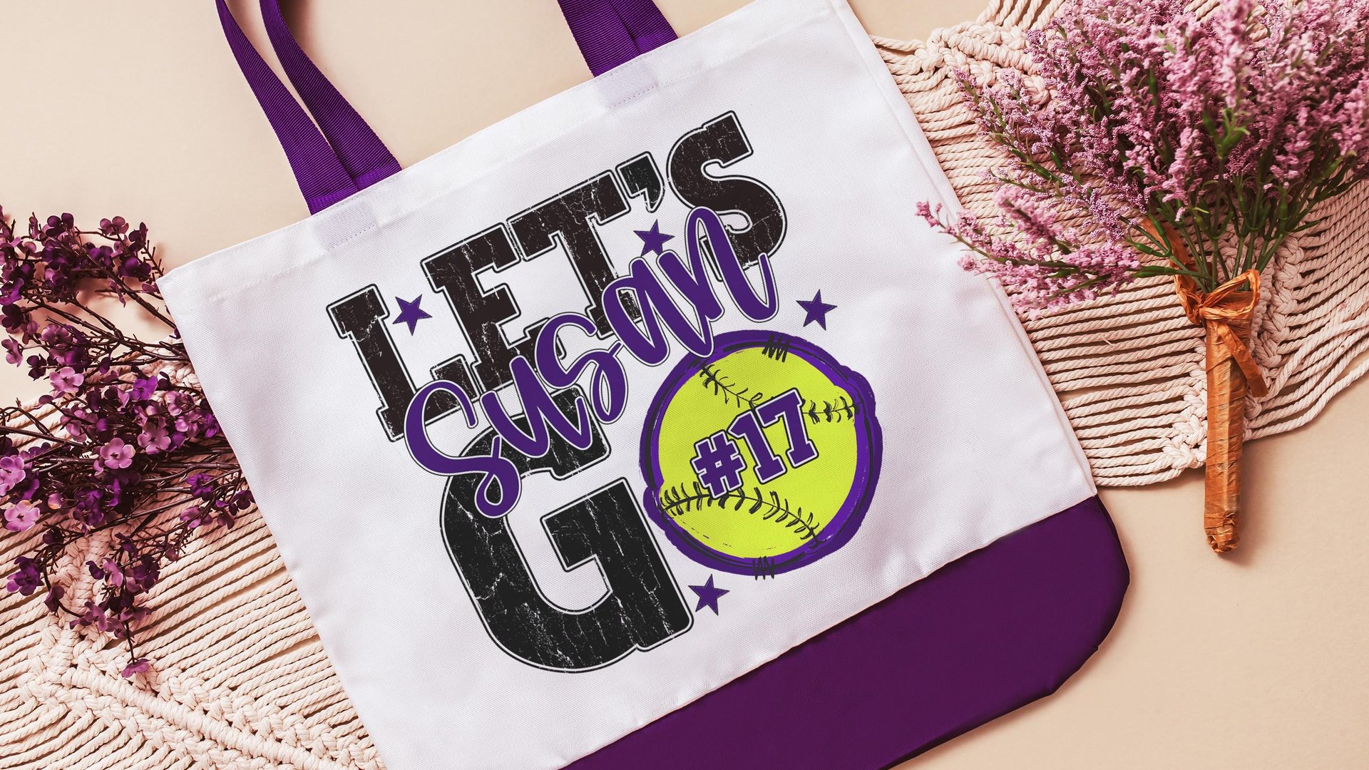 personalized softball tote bags for high school, school spirit tote bag with name, softball wristlet for girls, softball gifts for player