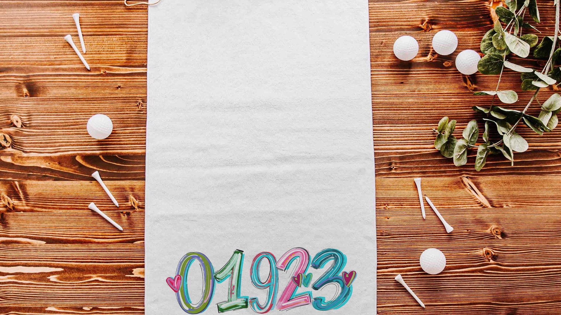 personalized golf towel with grommet, custom zip code towels golf accessories, golfing gifts for women, cute golf retirement gifts for her