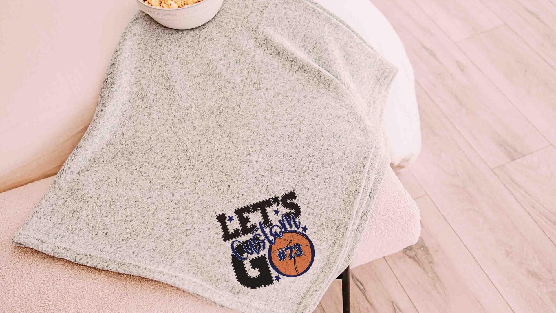 personalized team number basketball blanket with name, 2026 high school graduation gifts for girls, 2026 senior night basketball gifts for