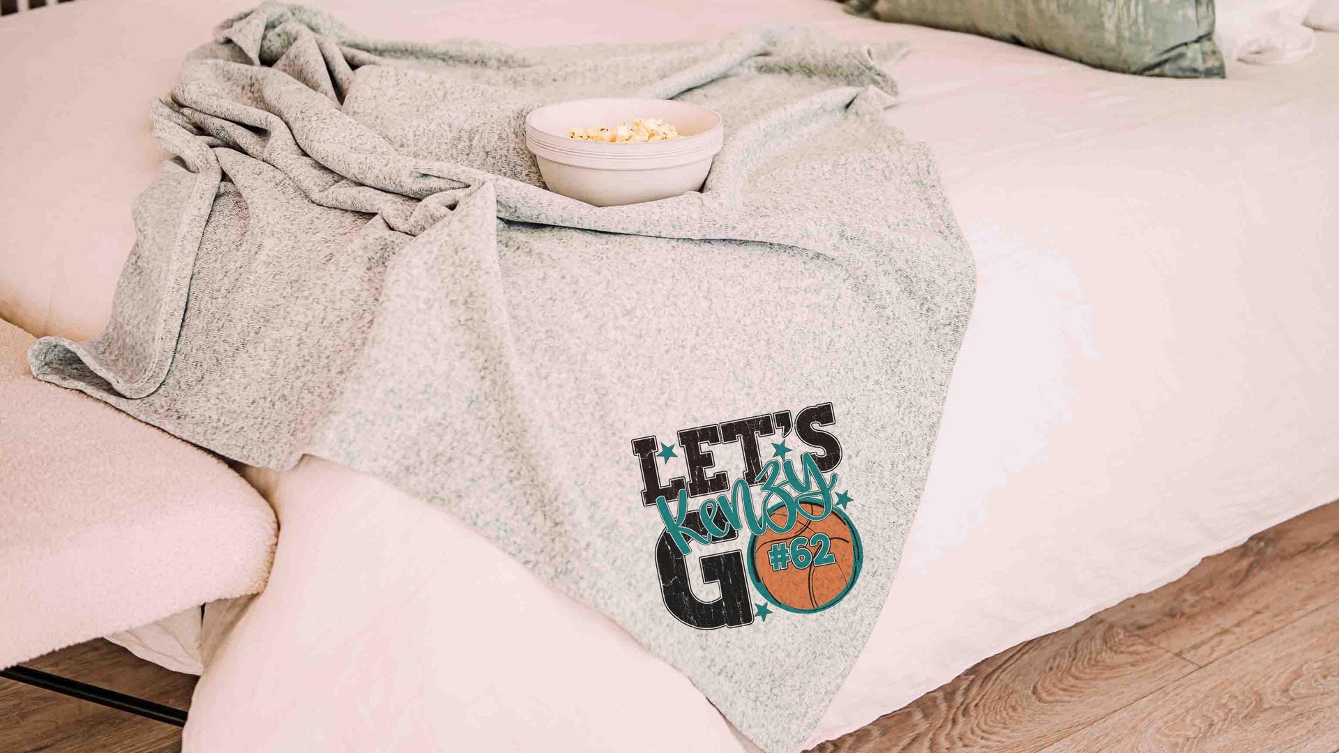 personalized team number basketball blanket with name, 2026 high school graduation gifts for girls, 2026 senior night basketball gifts for