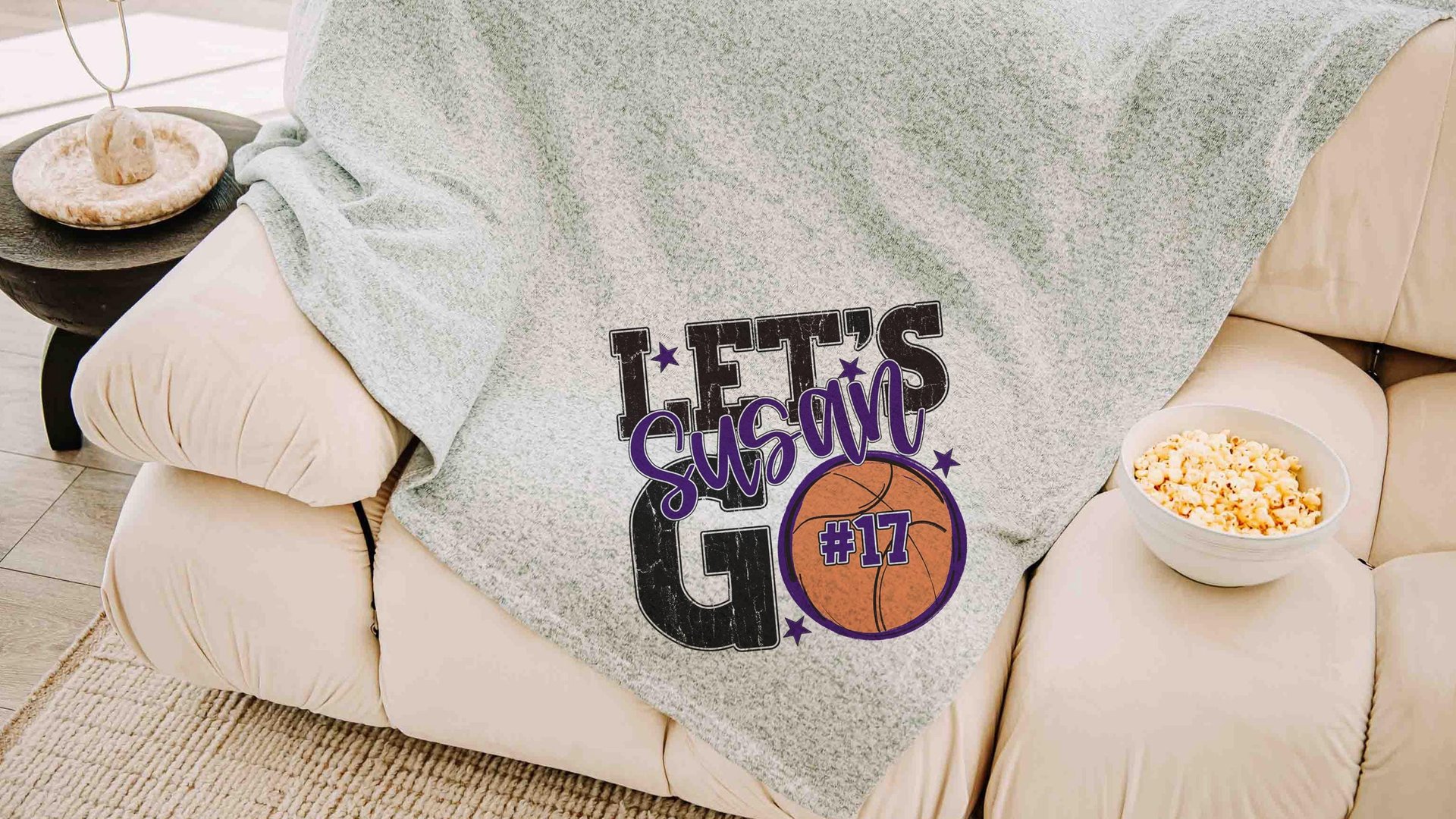 personalized team number basketball blanket with name, 2026 high school graduation gifts for girls, 2026 senior night basketball gifts for