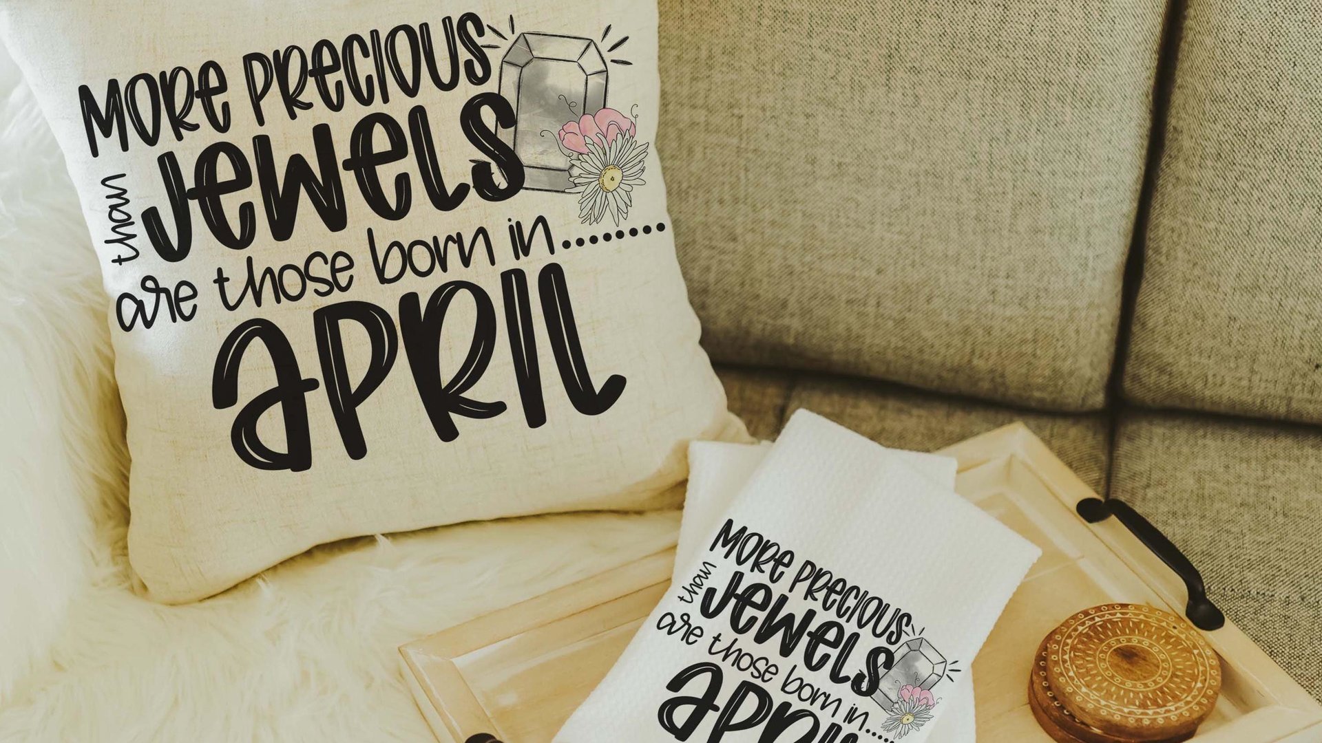more precious than jewels Christian throw pillows for women, April gifts for daughter, Proverbs 3:15 hand towel, April birthday gift for her