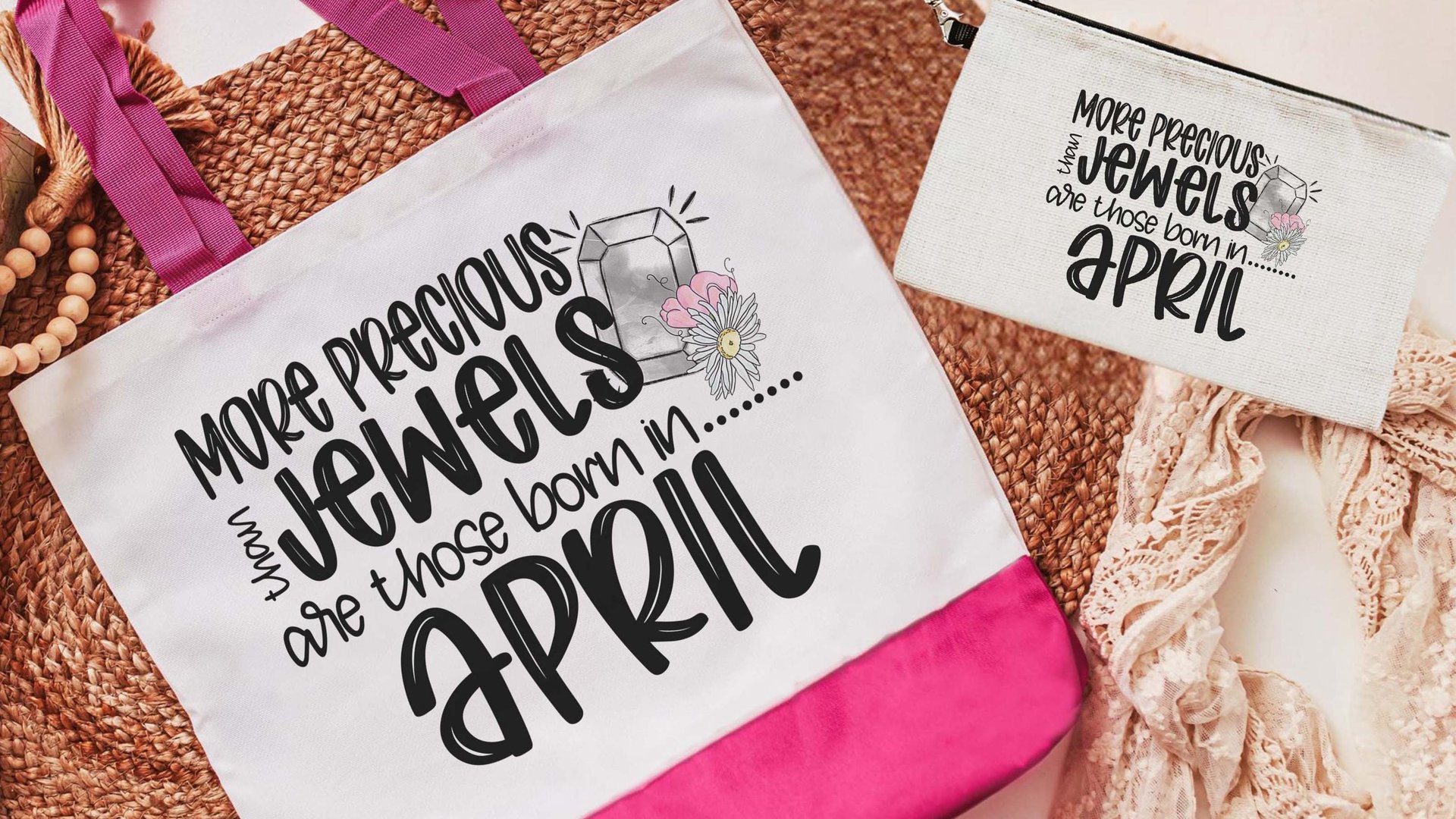 more precious than jewels Christian tote bag for women, Proverbs 3:15 wristlet bag, April gifts for daughter, April birthday gift for her