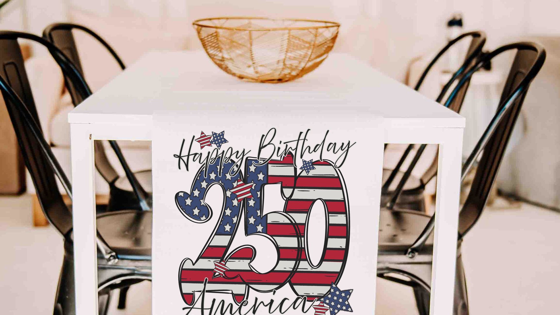 Happy birthday America placemats