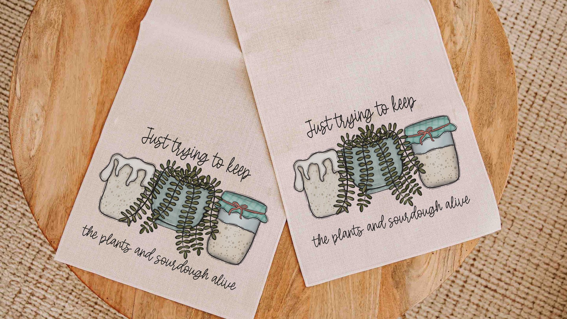Sourdough table runner 