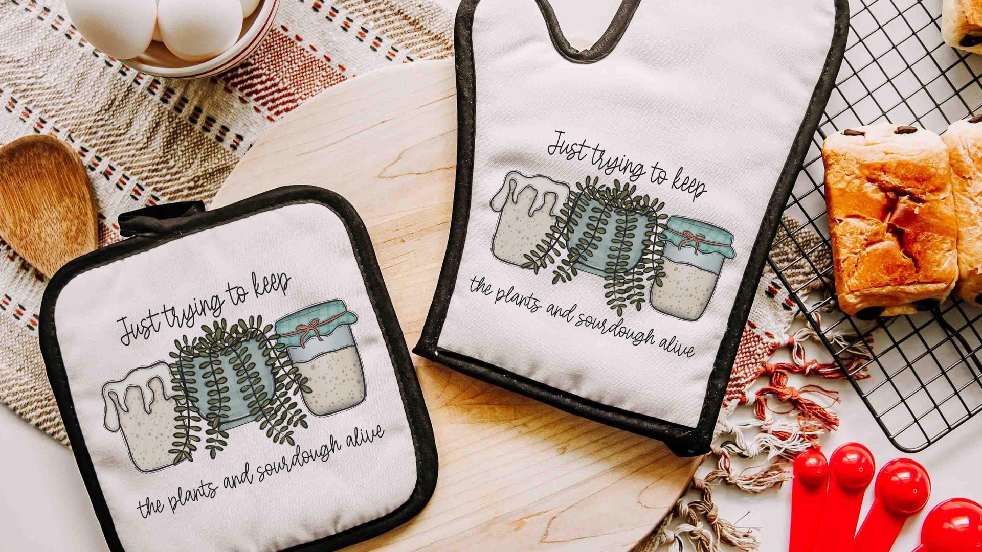 Sourdough table runner 