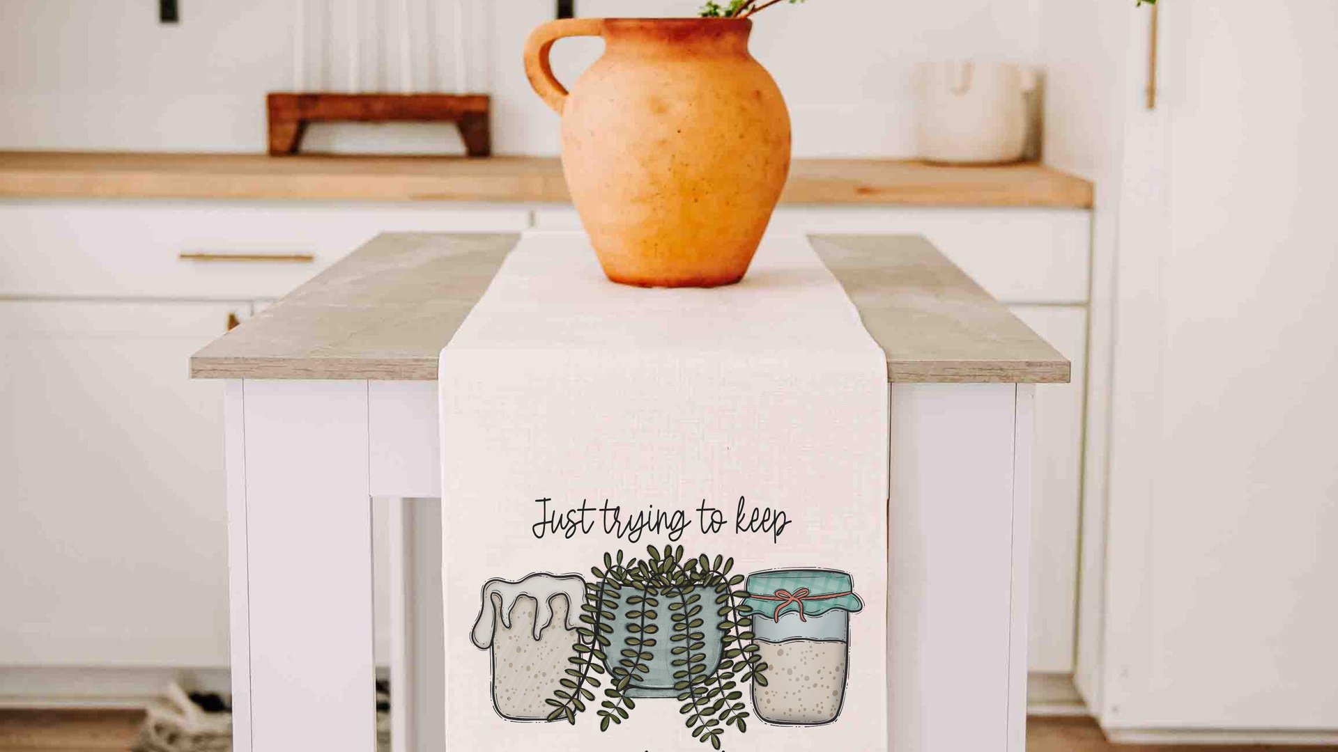 Sourdough table runner 