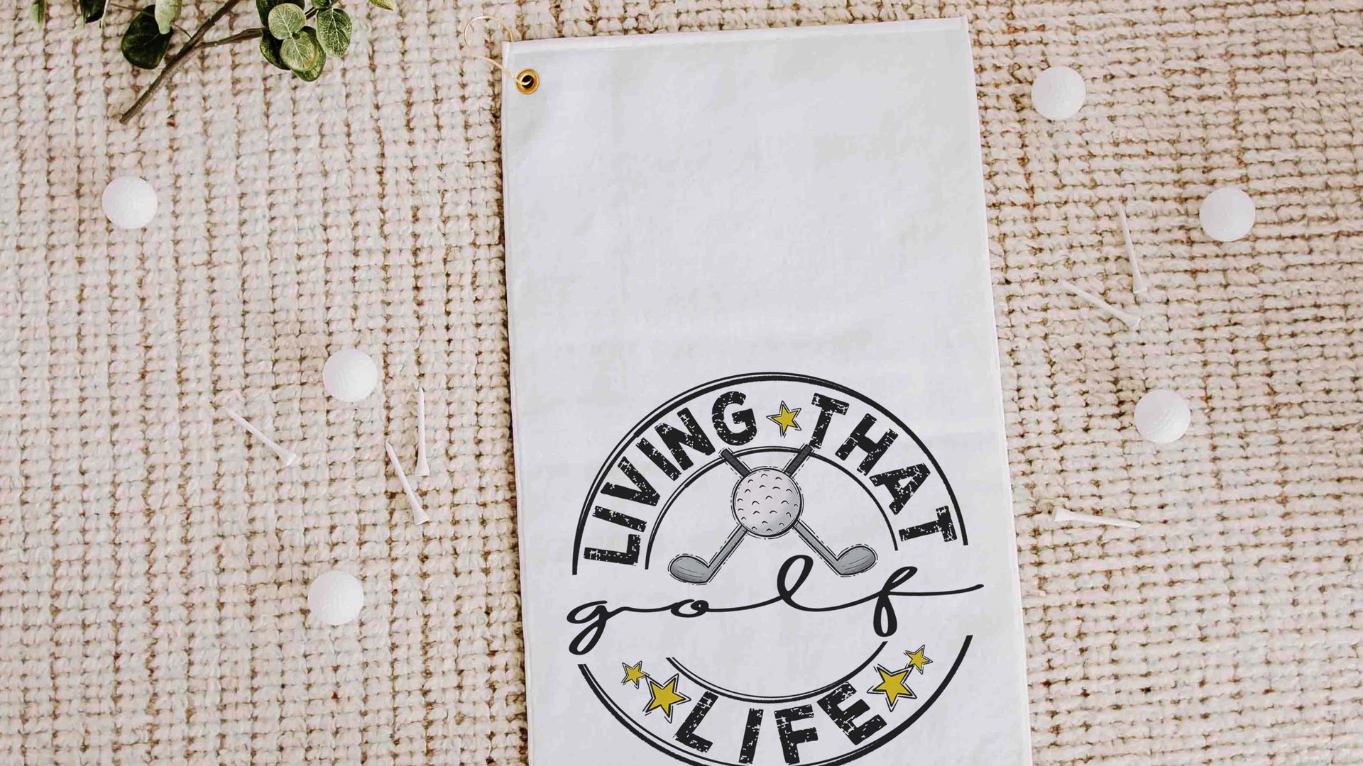 golf life golf towels with grommet, father in law fathers day gift for step dad, funny golf gifts for men, golf bag accessories golfer gifts