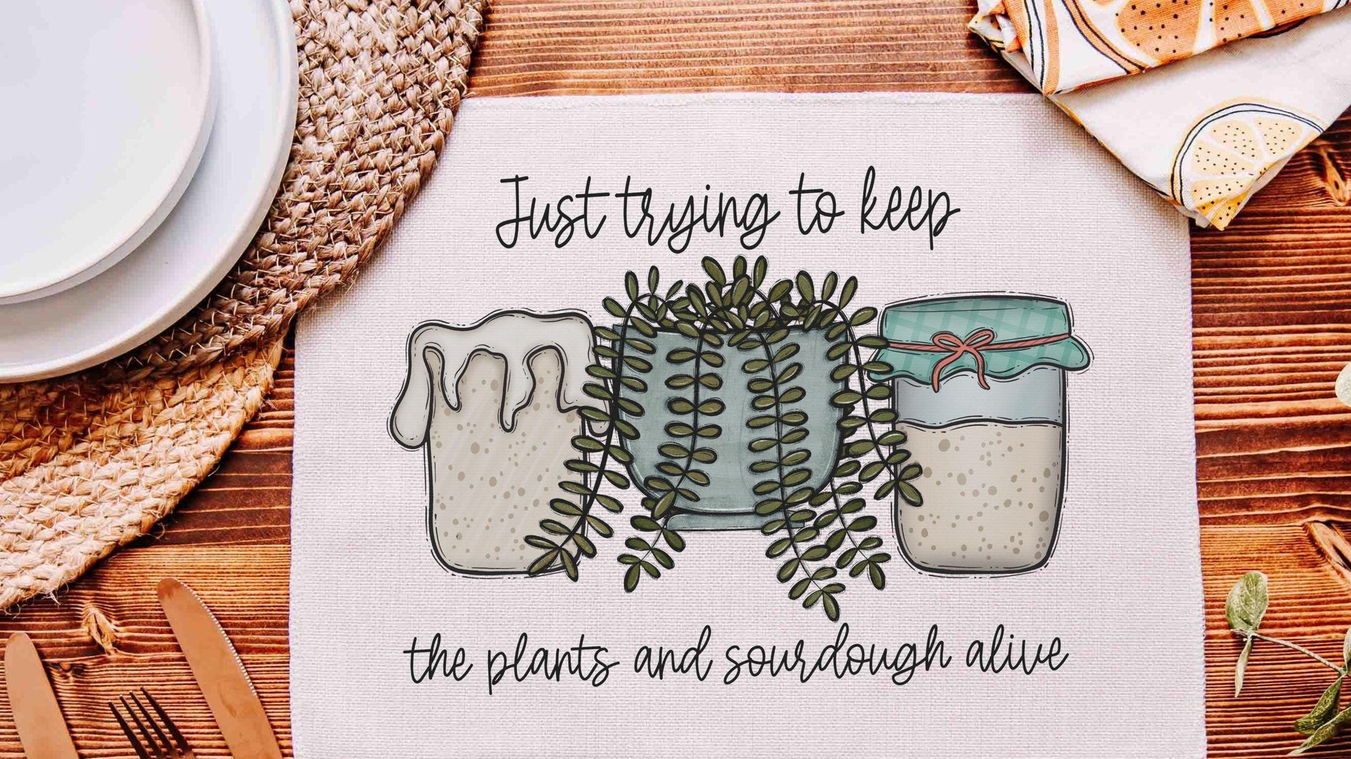 Sourdough placemats