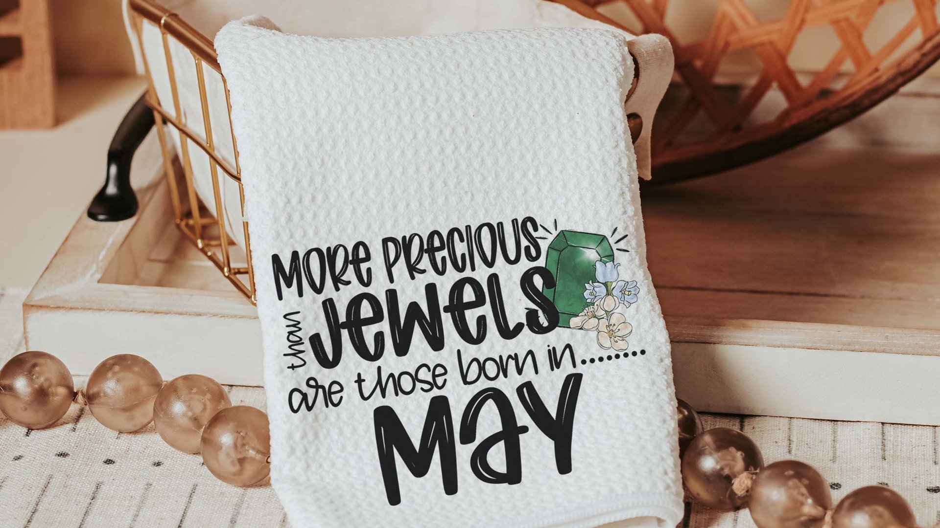 more precious than jewels Christian throw pillows for women, May gifts for daughter, Proverbs 3:15 hand towel, May birthday gift for her