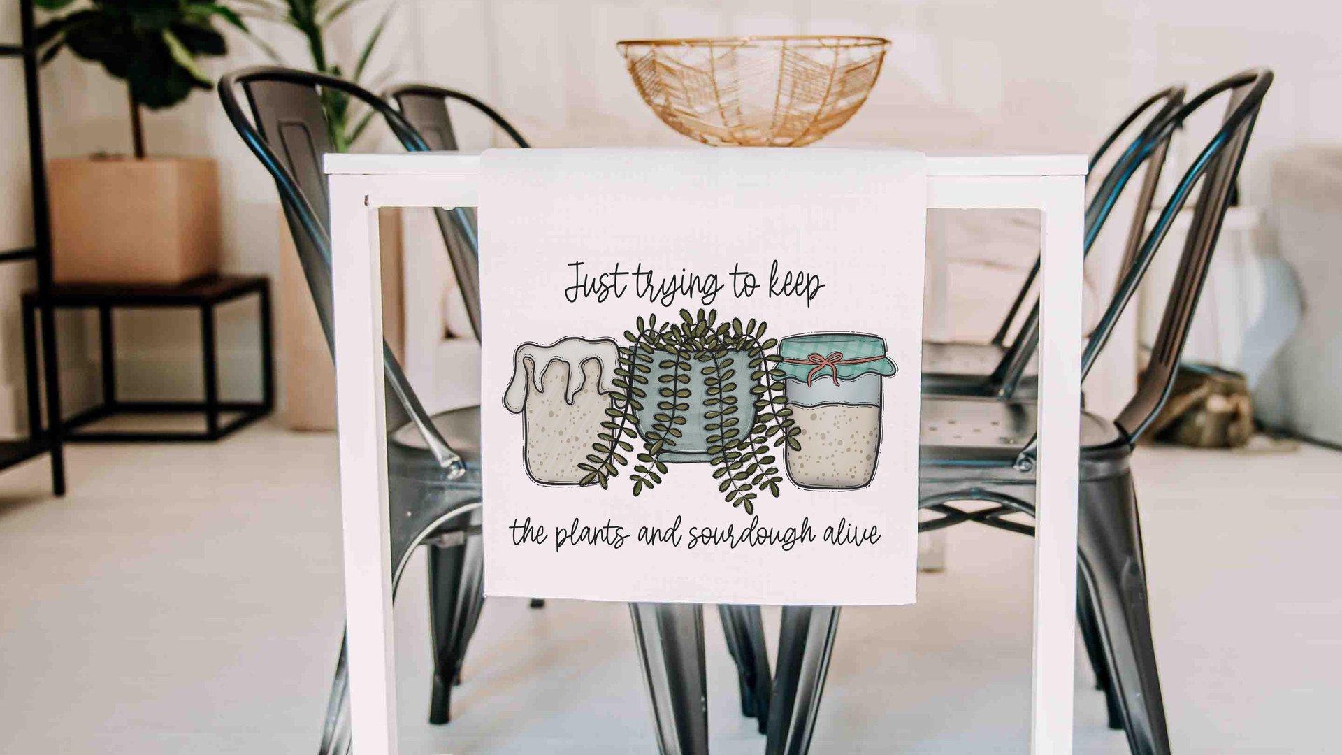 Sourdough table runner 