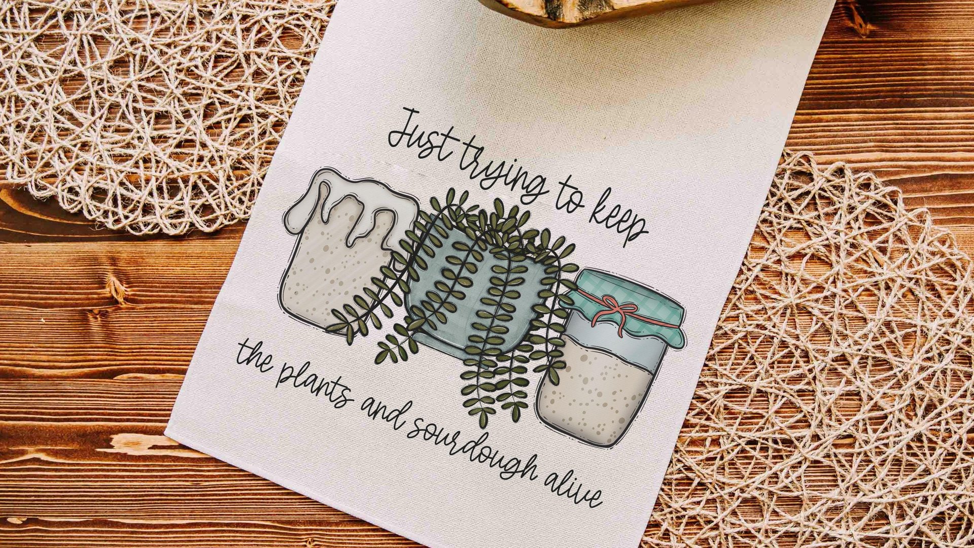 Sourdough table runner 