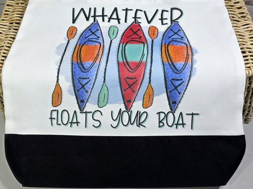 Whatever floats your boat tote bag
