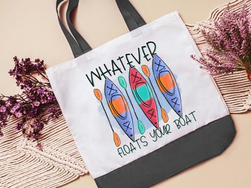 Whatever floats your boat tote bag