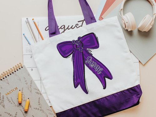 Personalized Carolina blue cheer coach tote bags for women, cheer squad gifts, name tote bag for teen girls, cheerleader gifts for girls