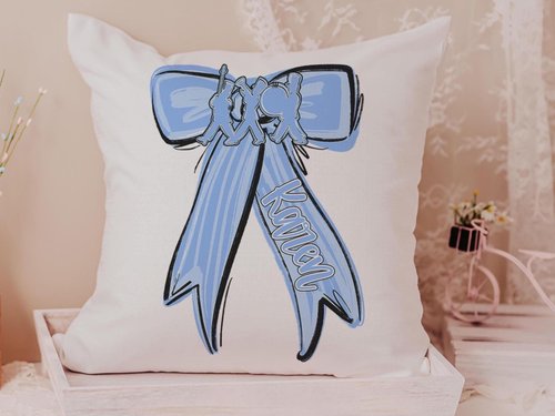 Personalized Pink Marching Band Throw Pillow with Name, 18x18