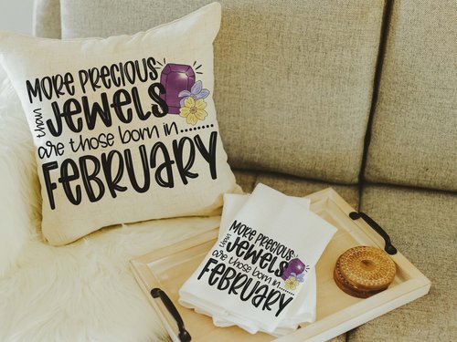 CapableByDesign more precious than jewels throw pillows and towels