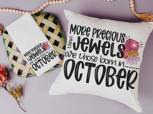 CapableByDesign more precious than jewels throw pillows and towels