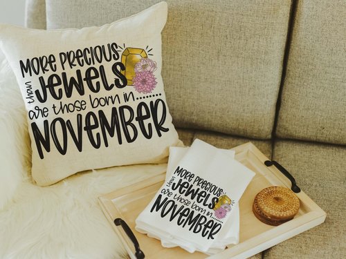 CapableByDesign more precious than jewels throw pillows and towels