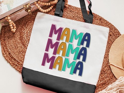 CapableByDesign mama mama mama tote bag