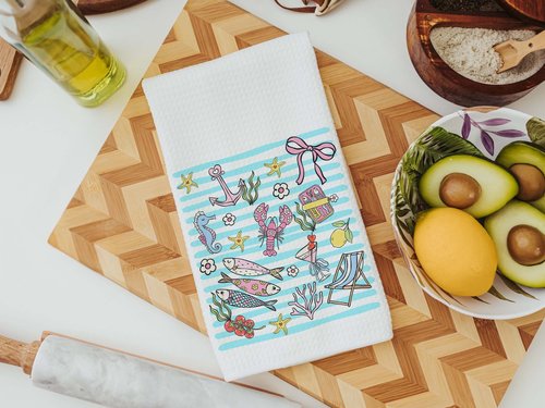 CapableByDesign sardine coquette and summer accessories towels