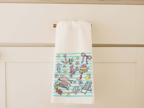 CapableByDesign sardine coquette and summer accessories towels
