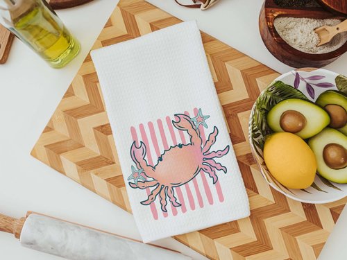 CapableByDesign don't be crabby and crab towels