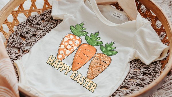 Easter carrots baby girl first Easter outfit girl 0-3 months, Happy Easter baby clothing, Easter basket stuffers for babies, infant girl