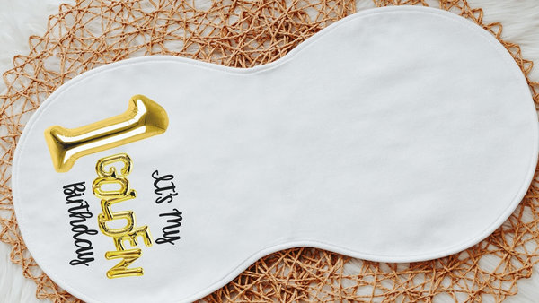 1st birthday burp cloth, golden birthday cake smash outfit boy, first birthday gift ideas, baby gift set, baby bib and burp cloth set, best