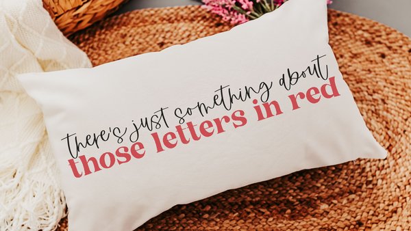 red letter Bible verse lumbar throw pillows for couch religious decorative pillows for sofa, best gifts for her, Christian decor for bedroom