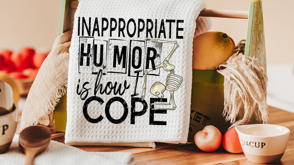 inappropriate kitchen towels funny kitchen decor, dark humor gag gifts for men, sassy kitchen dish towels, sarcastic gifts for friends, best
