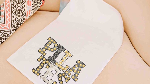 pilates towel with grommet, pilates girl aesthetic sweat towels gym bag accessories, pilates gifts for women, reformer pilates teacher gift