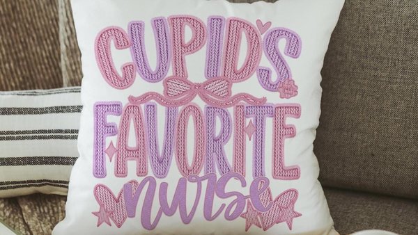 cupids favorite nurse throw pillows for women, office accessories healthcare worker gifts, RN gifts funny Valentines day best selling gifts