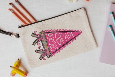 second grade teacher wristlet with strap, 2026 teacher appreciation week gifts, 2nd grade teacher makeup bag for women, end of year teacher