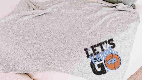 personalized team number basketball blanket with name, 2026 high school graduation gifts for girls, 2026 senior night basketball gifts for