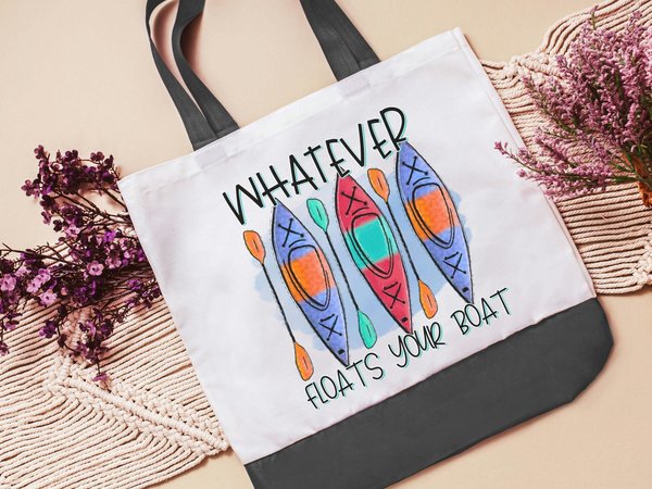 Whatever floats your boat tote bag